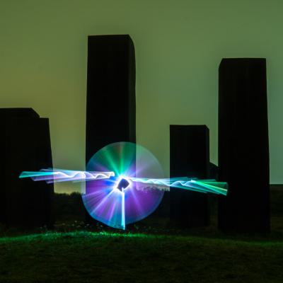 Lightpainting Bij Zee Van Staal